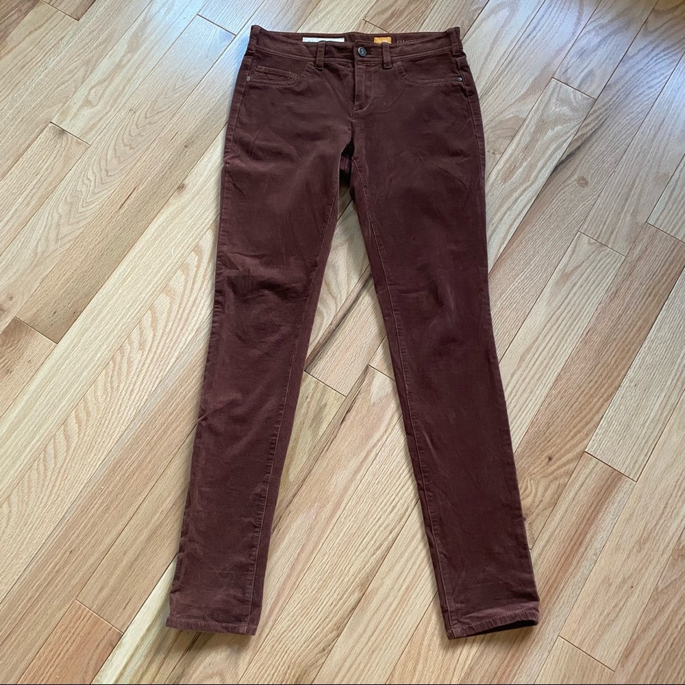 Anthropologie Pilcro Skinny Corduroy Pants